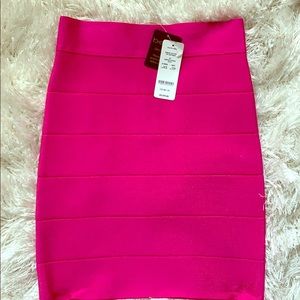 Bebe pink mini skirt